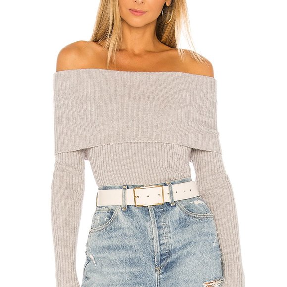 MAJORELLE Sweaters - MAJORELLE | Mareen Sweater in Light Grey XS
